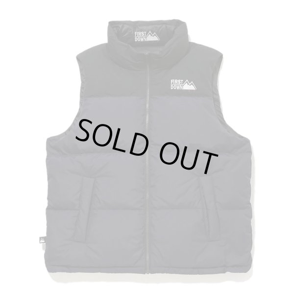 画像1: FIRST DOWN / bubble down vest microft (1)