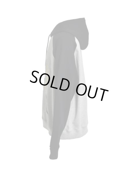 画像2: BREATH / two tone embroidery hoodie (2)