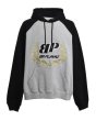 画像1: BREATH / two tone embroidery hoodie (1)