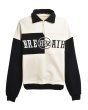 画像1: BREATH / logo switch half zip sweat (1)