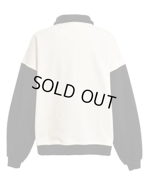 画像3: BREATH / logo switch half zip sweat (3)