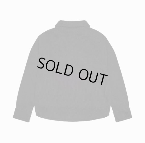 画像2: ASKYURSELF / chunky knit jacket　 (2)