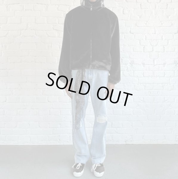 画像4: ASKYURSELF / banned mink fleece jacket  (4)