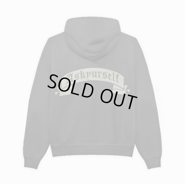 画像2: ASKYURSELF / banned repaired hoodie  (2)