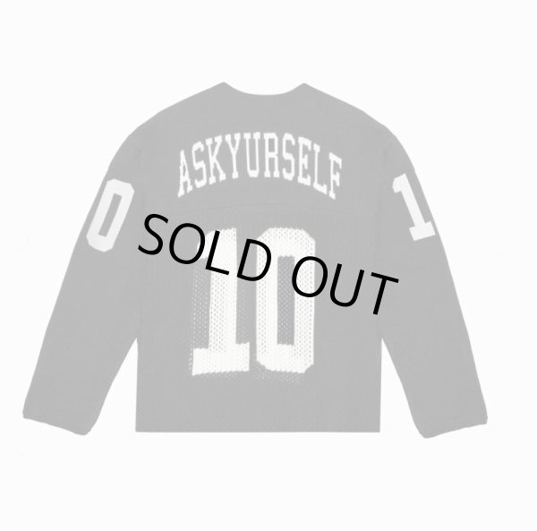 画像2: ASKYURSELF / knit mesh ls jersey　 (2)