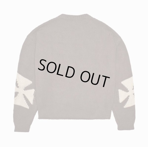 画像2: ASKYURSELF / chunky cross knit  (2)