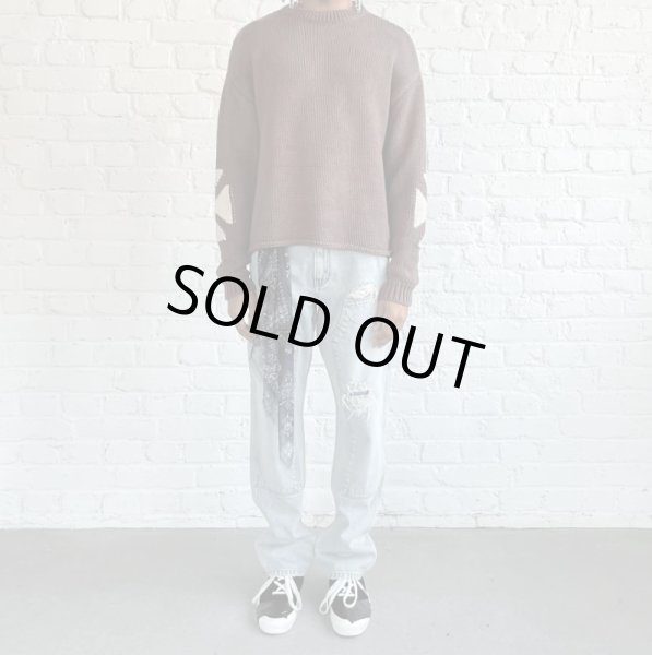 画像4: ASKYURSELF / chunky cross knit  (4)