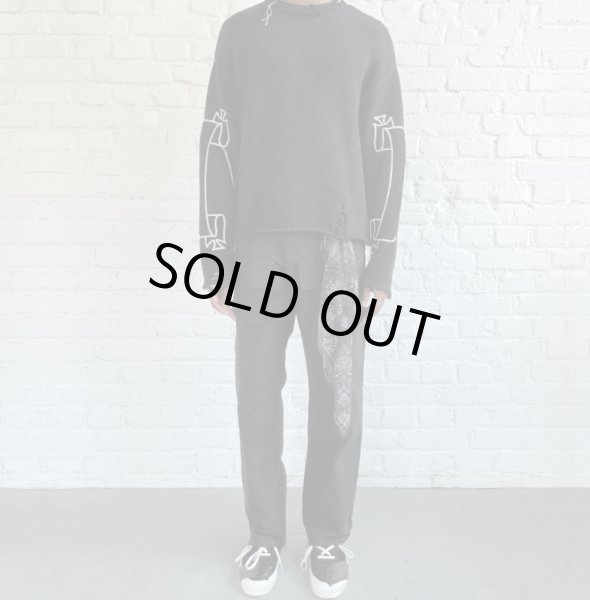 画像4: ASKYURSELF / repaired banned knit  (4)