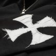 画像3: ASKYURSELF / cross patch zip hoodie　 (3)