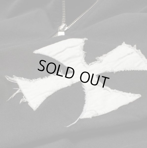 画像3: ASKYURSELF / cross patch zip hoodie　 (3)