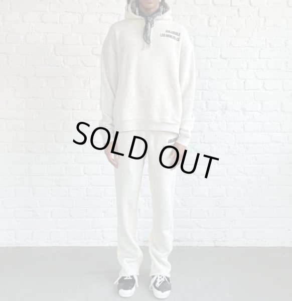 画像3: ASKYURSELF / contrast insert hoodie  (3)