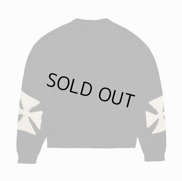 画像2: ASKYURSELF / chunky cross knit  (2)