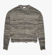 画像2: ASKYURSELF / chunky grey melange cross knit  (2)