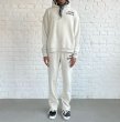 画像3: ASKYURSELF / contrast insert flare jogger  (3)