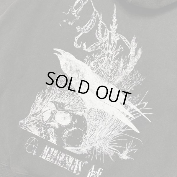 画像4: A GOOD BAD INFLUENCE / skull & crow hoodie (4)