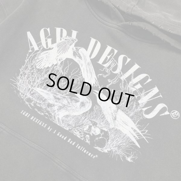 画像3: A GOOD BAD INFLUENCE / skull & crow hoodie (3)