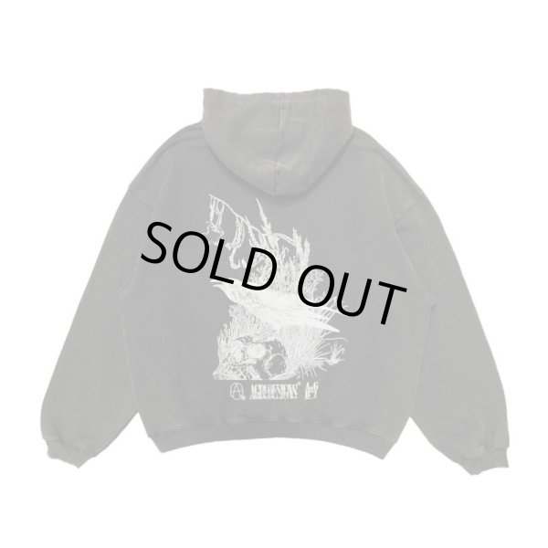 画像2: A GOOD BAD INFLUENCE / skull & crow hoodie (2)