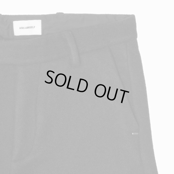 画像3: ASKYURSELF / phrase wool flare pants (3)