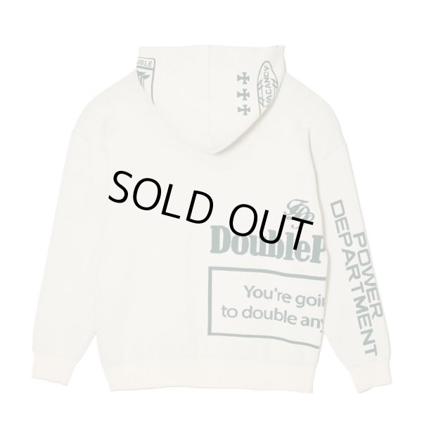 画像2: TAIN DOUBLE PUSH / power department knit p/o hoodie (2)