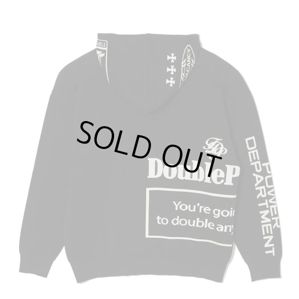 画像2: TAIN DOUBLE PUSH / power department knit p/o hoodie (2)