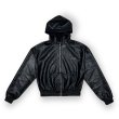 画像1: LAST NEST / leather zip hoodie (1)
