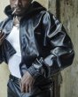 画像5: LAST NEST / leather zip hoodie (5)
