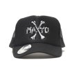 画像1: MAYO / cross bone mesh cap  (1)