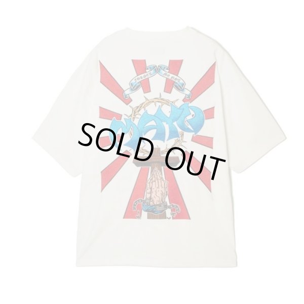 画像1: MAYO / sunshine embroidery short sleeve tee  (1)