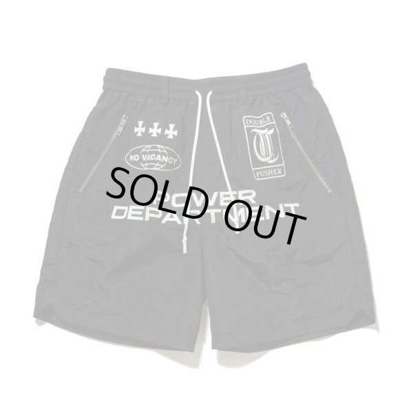 画像1: TAIN DOUBLE PUSH / power department reflect shorts (1)