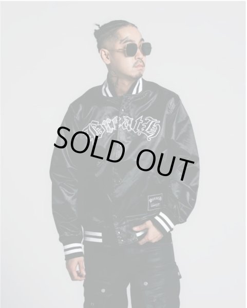 画像8: BREATH / × mitchell&ness satin jacket  (8)