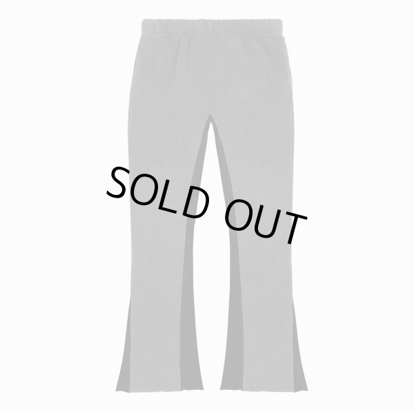 画像2: ASKYURSELF / contrast insert flare jogger  (2)