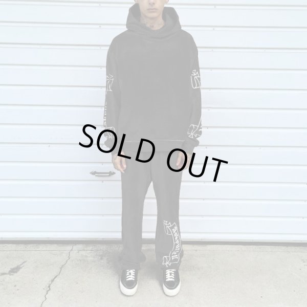 画像2: ASKYURSELF / faded banned raw jogger (2)