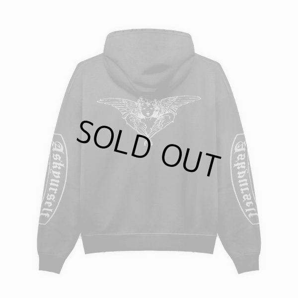 画像2: ASKYURSELF / faded angel boxy hoodie (2)