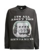 画像1: BREATH / three benjamins l/s tee (1)