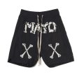 画像1: MAYO / bones embroidery shorts (1)