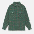 画像1: MLVINCE®︎ / embroidery check tweed shirt  (1)