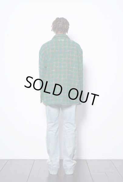 画像5: MLVINCE®︎ / embroidery check tweed shirt  (5)