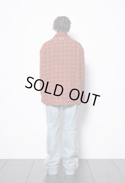 画像5: MLVINCE®︎ / embroidery check tweed shirt  (5)