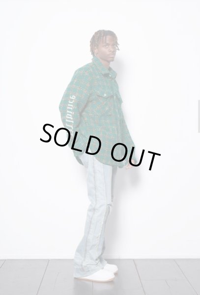 画像7: MLVINCE®︎ / embroidery check tweed shirt  (7)