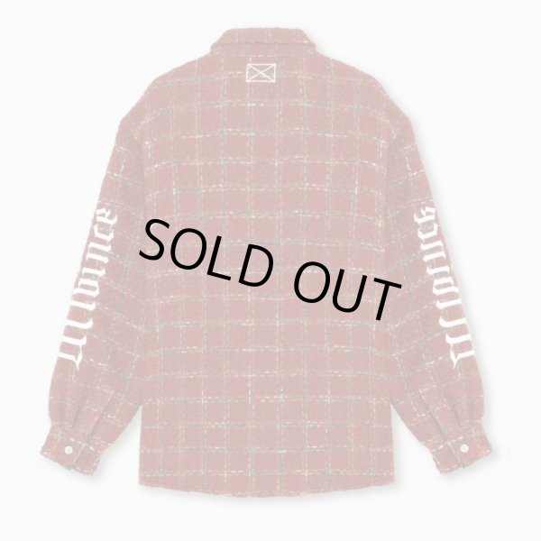 画像2: MLVINCE®︎ / embroidery check tweed shirt  (2)