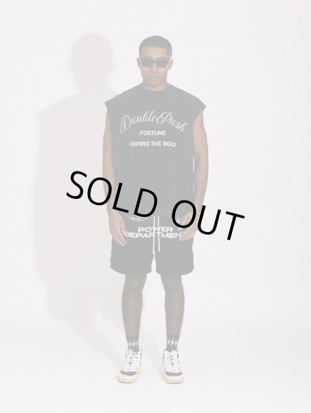 画像7: TAIN DOUBLE PUSH / power department no sleeve tee (7)