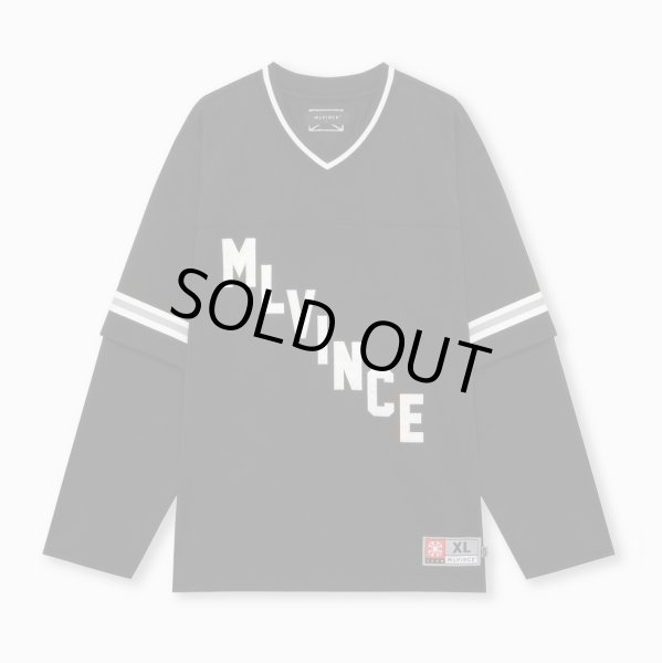 画像1: MLVINCE®︎ / layered l/s football shirt　 (1)