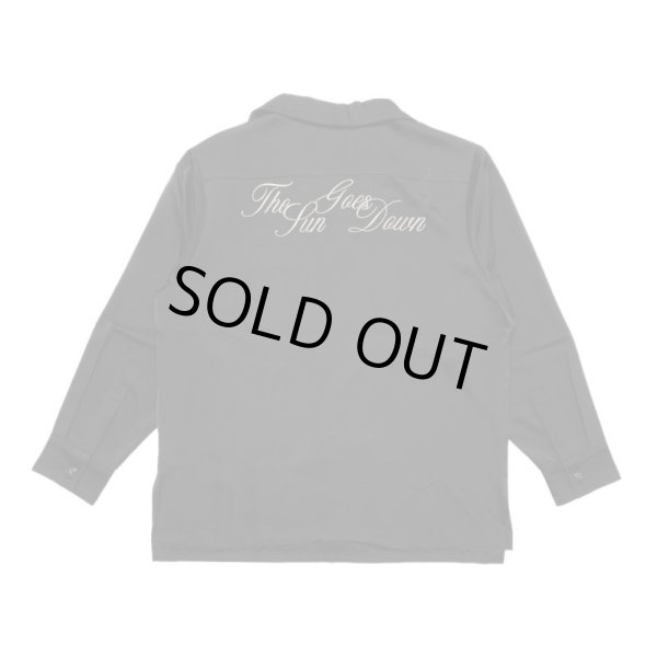 画像2: LAST NEST / satin pajama shirts (2)