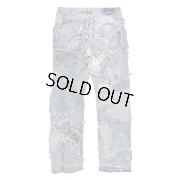 画像2: INNOCENCE / patchwork denim pants (2)