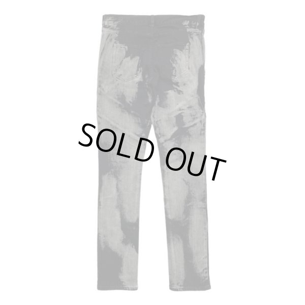 画像2: AUI NITE / bleach 2zip biker denim pants (2)