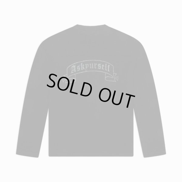 画像2: ASKYURSELF /  football knit jersey l/s tee (2)