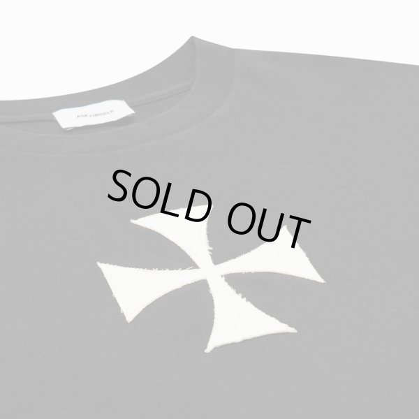 画像2: ASKYURSELF / cross patch heavy tee (2)