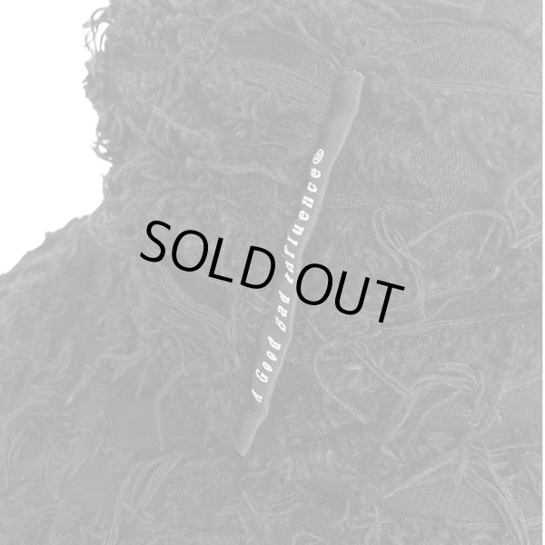 画像2: A GOOD BAD INFLUENCE / distressed denim hat (2)