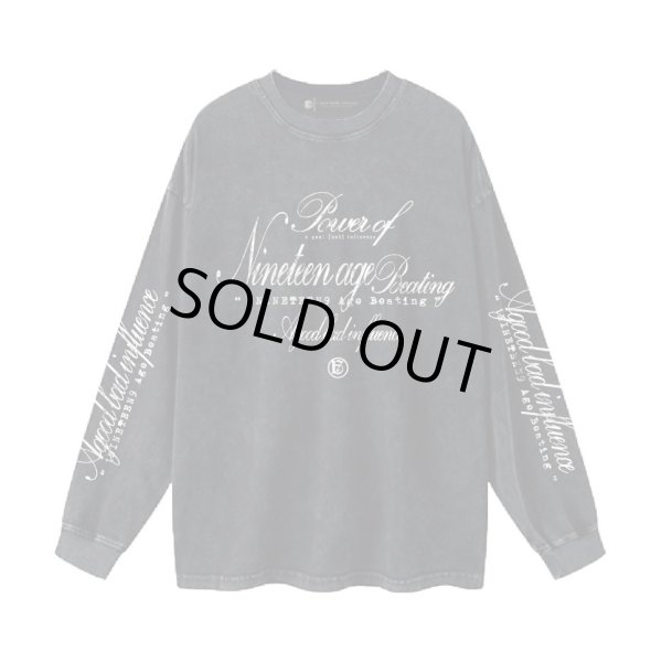 画像1: A GOOD BAD INFLUENCE / nineteen age beating l/s tee (1)