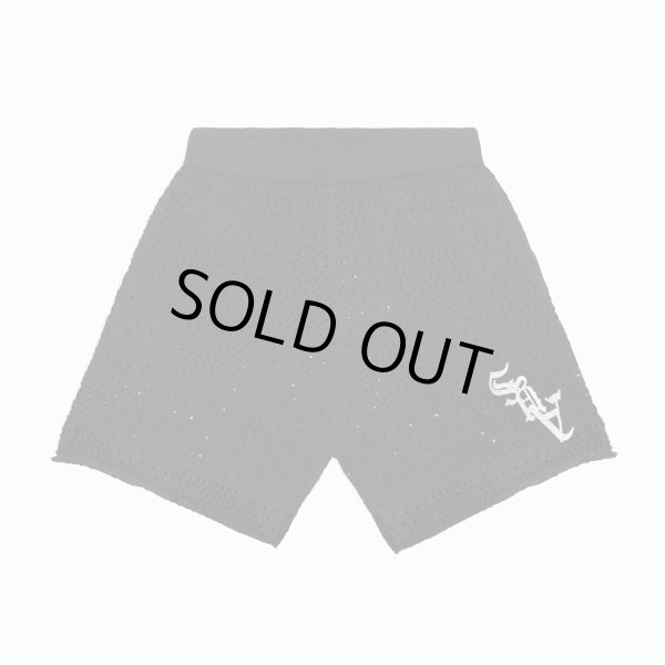 画像1: ASKYURSELF / AYS knit mesh shorts (1)